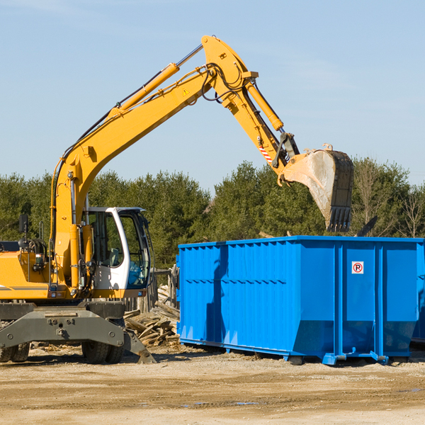 how many times can i have a residential dumpster rental emptied in Jamesport